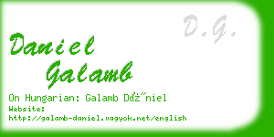 daniel galamb business card
